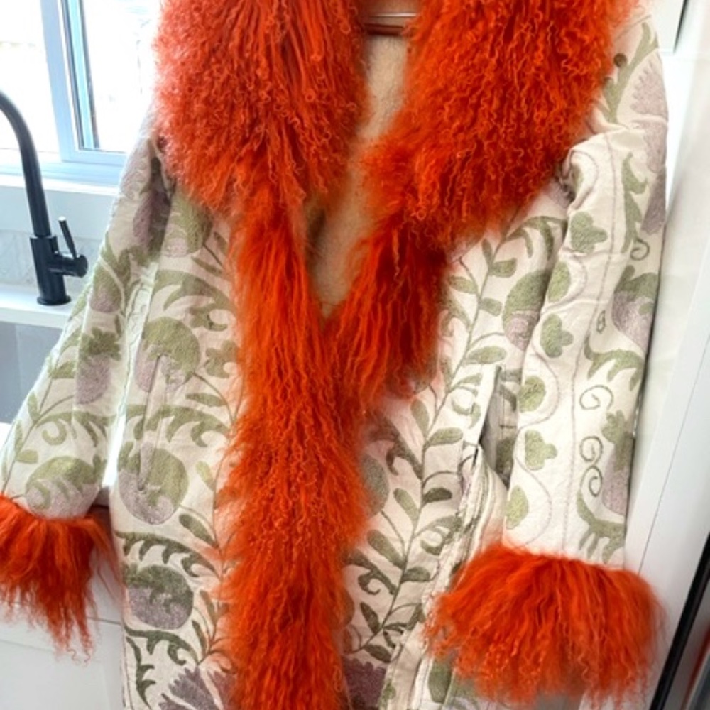 Vintage Turkish Fur and Shearling Penny Lane Almost Famous 70's  Coat.
